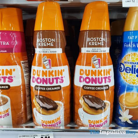 SPOTTED: Dunkin' Donuts Boston Kreme and Coffee Cake Coffee Creamers ...