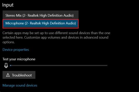 Image result for Systemsettings Microphone
