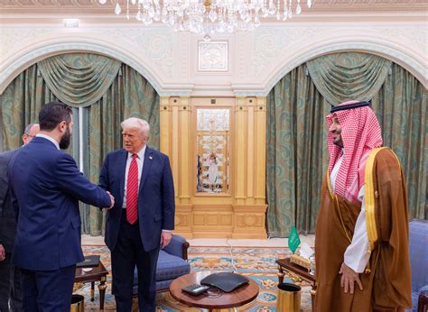 Trump Meets Syria’s President a Day After Promise to Lift U.S. Sanctions - The New York Times