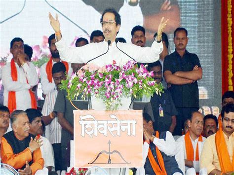 September 6, 2014 - Uddhav Thackeray addressing a rally | The Economic ...