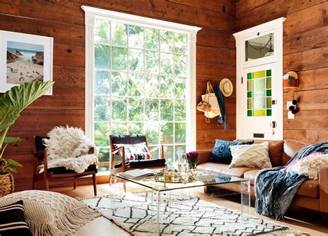 Modern Living Room With Brown Leather Couch - Living Room : Home Design ...