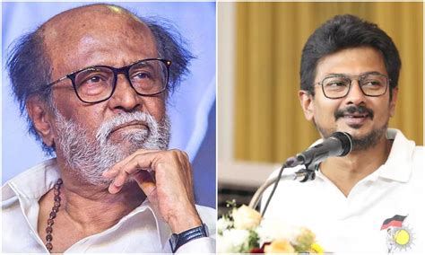 உதயநிதி குறித்த கேள்வி - ரஜினி ஆவேசத்துடன் பதில் கூற மறுப்பு | rajini ...