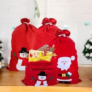 Ascension Santa Claus Sack Stocking Christmas Santa Bag Kids Xmas Gift ...