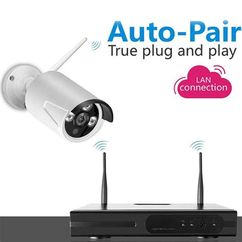 4 Channel HD Wireless Security Camera System for Villa, Home, Office, Shop, Warehouse or ...