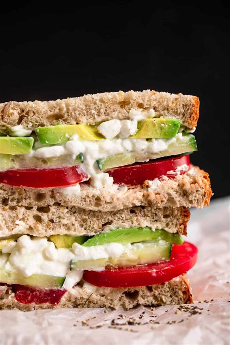 Cottage Cheese Sandwich | Food Faith Fitness
