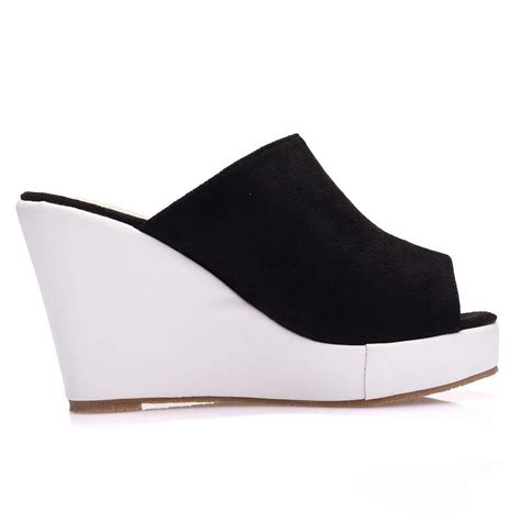 Anuirheih Clearance Slip on Sandals Women,Wedge Slide Slippers Women ...