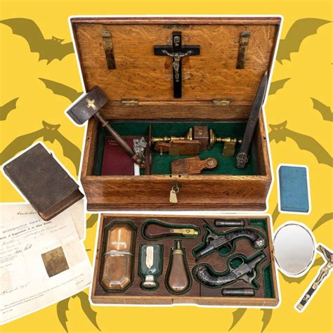 Antique Vampire Hunter Kit Vampire Hunter Kit Interior By