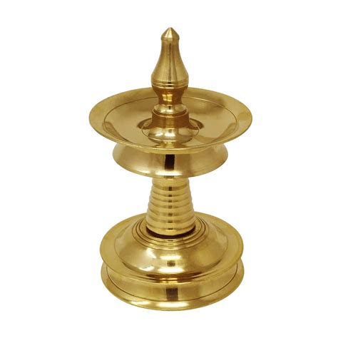 Buy GONATURS Nilavilakku-Kerala Traditional and Elegant Looking Brass ...