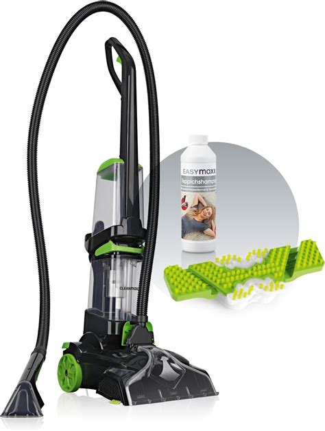 CLEANmaxx Carpet & Hard Floor Cleaner PRO, Includes Replacement Brush ...