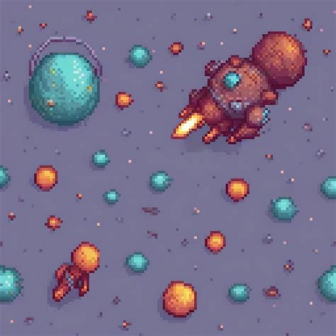 Space Pixel Art 的图像结果
