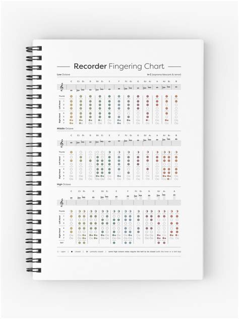 Image result for Recorder Notes Chart