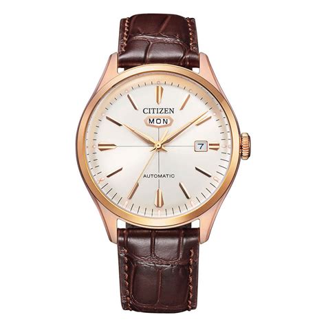 CITIZEN AUTOMATIC GENTS WATCH WHITE DIAL - NH8393-05A – The Watch Factory