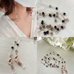 Buy Multi-use Beads Chain Mask Strap, Beads Glasses Necklace Chain for ...