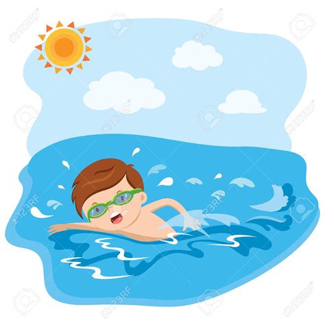 Person Swimming Clip Art