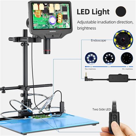 AD409 Max 10inch HDMI Digital Microscope with Endoscope – ThinkRobotics.com