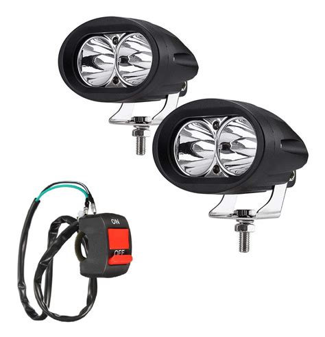 Autosky 5484 Center Additional Headlights for Universal (Pack of 3 ...