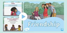 How To Be A Good Friend Activity - Positive Friendships