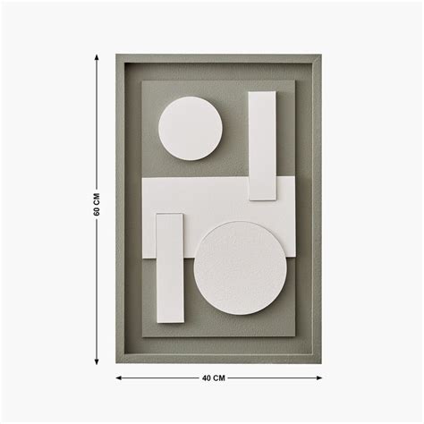 Buy Debonair Grooved Wooden Geometric Picture Frame - 40x60cm from Home ...