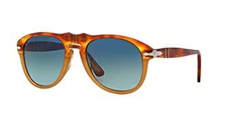Buy Persol PO0649 Aviator Sunglasses, Resina E Sale/Blue Gradient ...