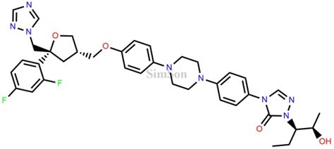 Posaconazole Diastereoisomer 10 (R,S,S,R) | CAS No- 213381-05-6 ...