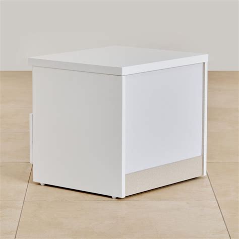 Buy Alps Bed Side Table With Drawer - White from Home Centre at just ...