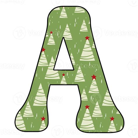 christmas alphabet design 15162630 PNG
