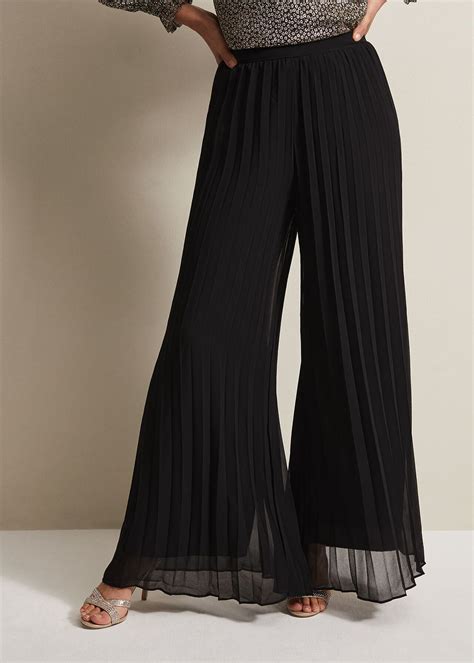 Sylvie Pleat Wide Leg Trousers