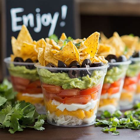7-Layer Dip Cups - The recipe mingle
