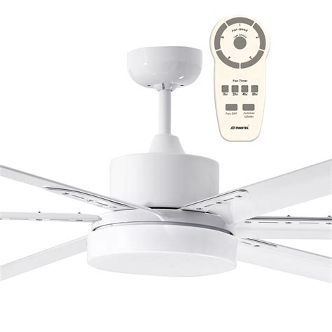 213cm 84-inch White DC Ceiling Fan Light Remote Control 35W 5 Speed ...