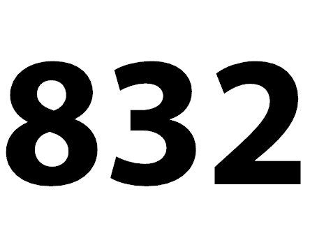 Zahl 832