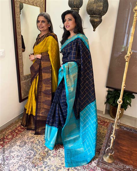 EE-X00490 Blue Madurai Cotton Sari – sakhifashions