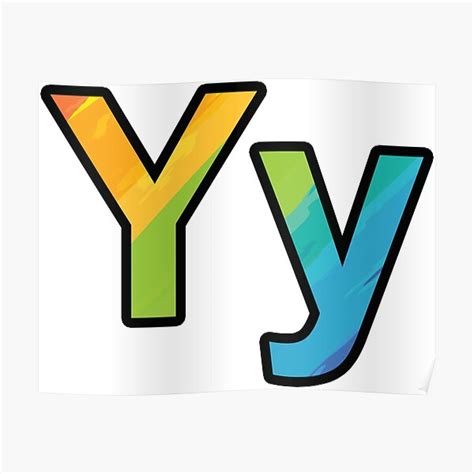 "The Letter Y (Yy)" Poster for Sale by Jixzl | Redbubble