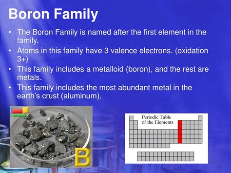 PPT - Periodic Table of Elements: Family Properties PowerPoint ...
