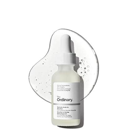 The Ordinary Salicylic Acid 2% Solution, Targeted Serum for Blemish ...