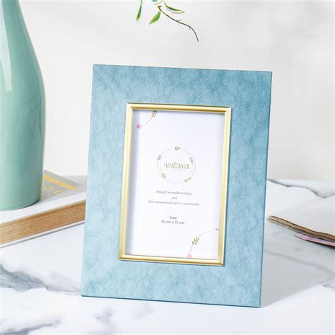 Teal Abstract Photo Frame Online - Premium Photo Frame | Nestasia