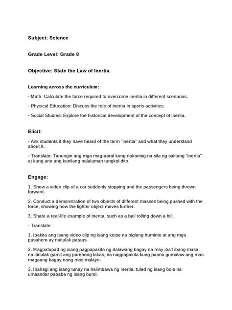 Lesson Plan On Inertia 的图像结果