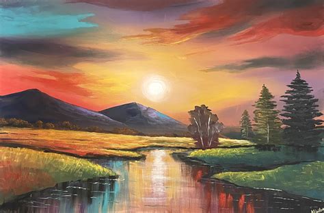 A Colourful Landscape - Original Art from West Country Galleries