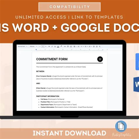 Engineering Team Commitment Form 的图像结果