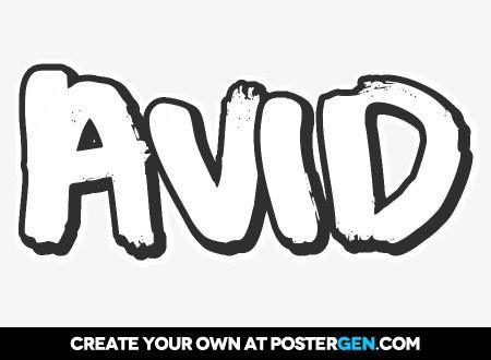Avid Graffiti Creator Poster