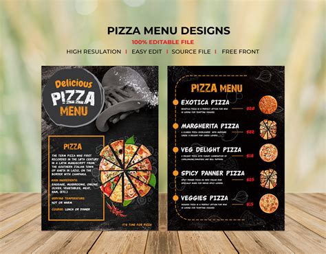 Pizza Restaurant Menus Examples 的图像结果