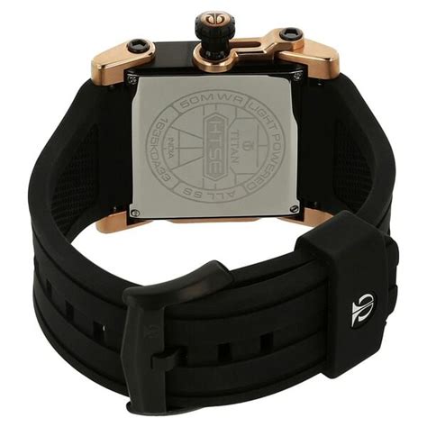 Buy Online Titan Quartz Multifunction Black Dial Silicone Strap Watch ...