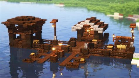 Image result for Minecraft Dock Tutorial