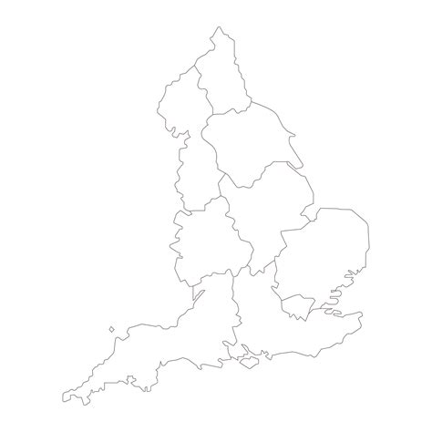 Premium Vector | English country map logo illustration design