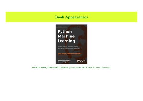 Image result for Machine Learning in Python Tensorflow Book PDF
