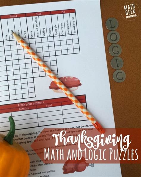 Image result for Thanksgiving Math Puzzles