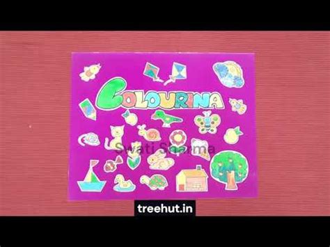 High School Art Project Idea Handmade Coloring Book Cover