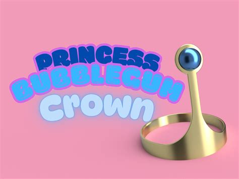 Princess Bubblegum's Crown by JosiahMakerWorld: Download Free 3D Models