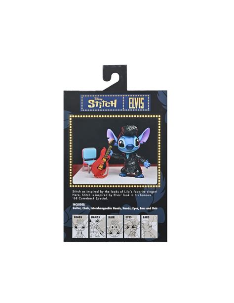 PiXELATOY - Ultimate Singer Elvis Stitch. Lilo & Stitch. Neca