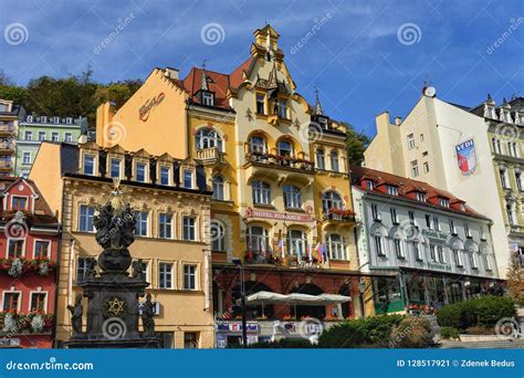 Spa Town of Karlovy Vary Czech Republic Editorial Photo - Image of ...
