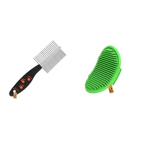 Buy Foodie Puppies Double Side Steel Needles Comb for Dogs and Cats ...